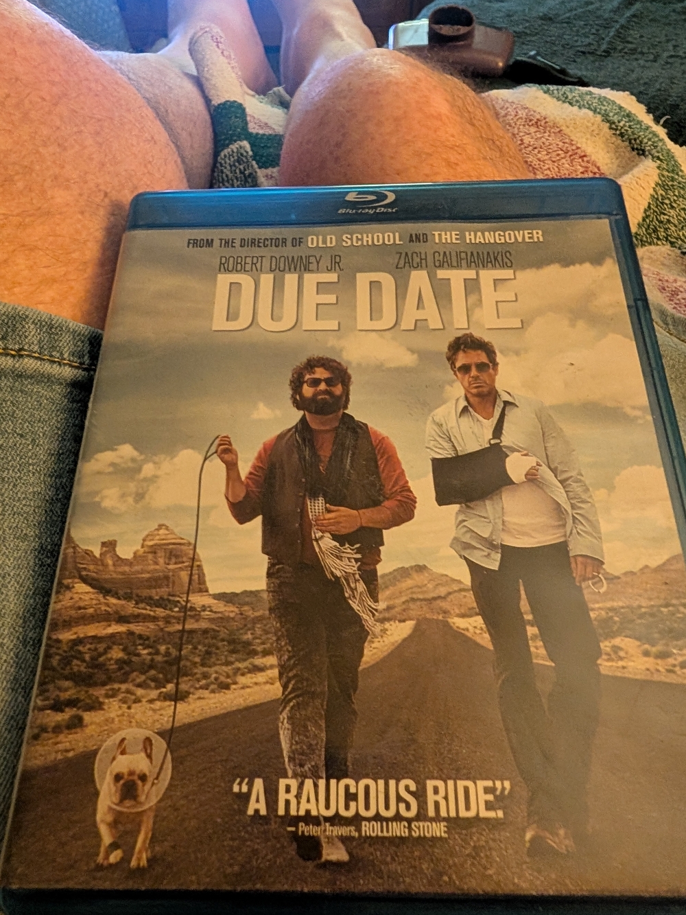 Due Date Blu-ray Disc - Robert Downey Jr. & Zach Galifianakis Comedy